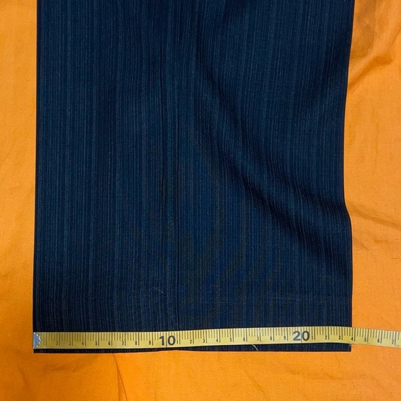 Bill Blass Dress Pants - black pinstripe 34 - Picture 6 of 10